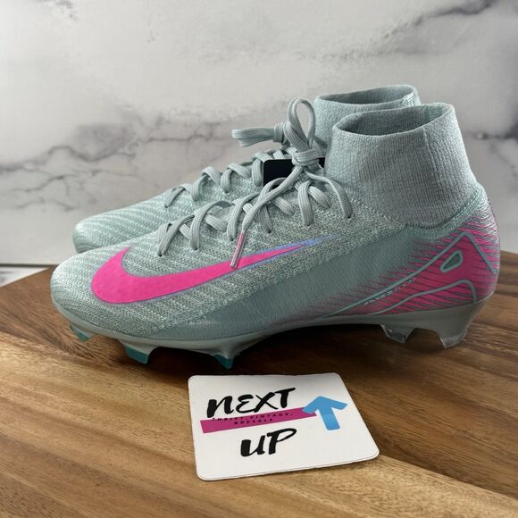5.5 Men/7Women - Nike Mercurial Superfly 10 Elite FG Prism Blue Soccer Cleats main image 8